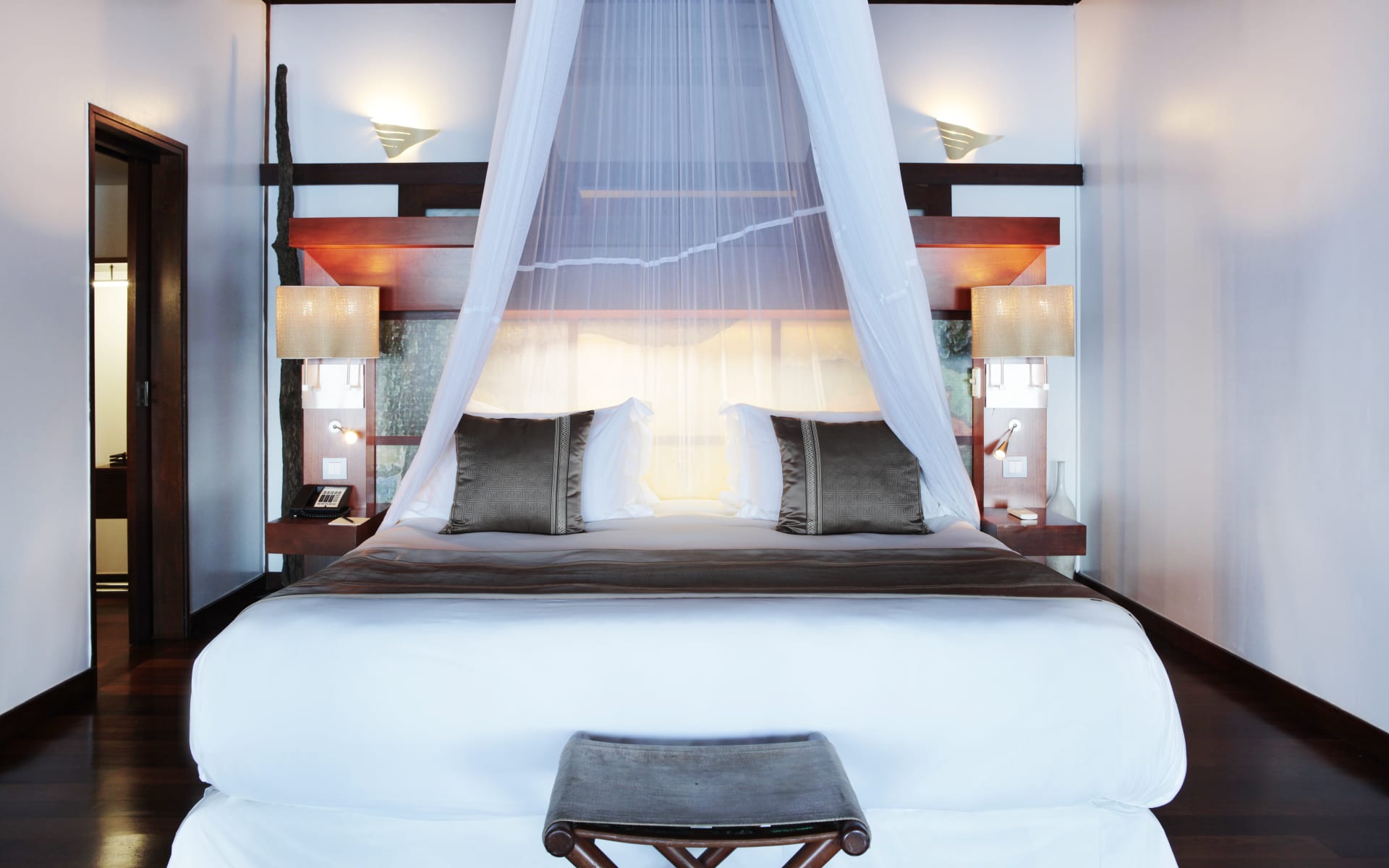 Luxury bedroom in two bed villa