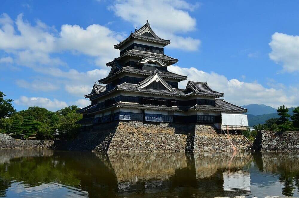 Black Crow Castle in Matsumoto off the beaten path in Japan