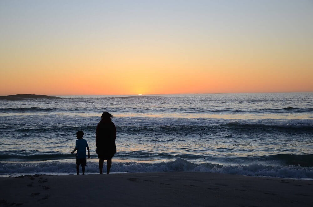 Camps Bay Beach Sunset - Cape Town with Kids