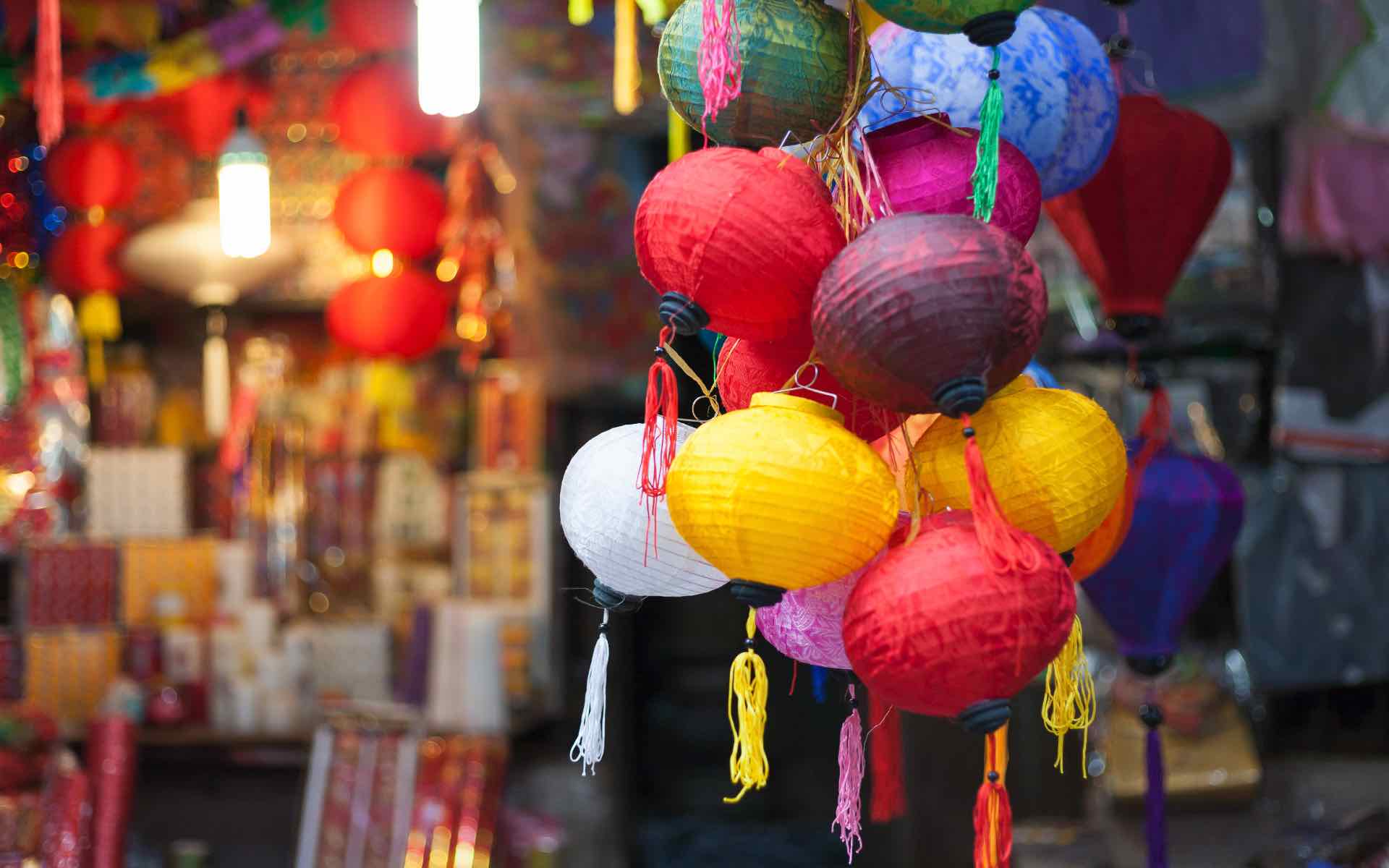 Colourful lanterns of Hoi An