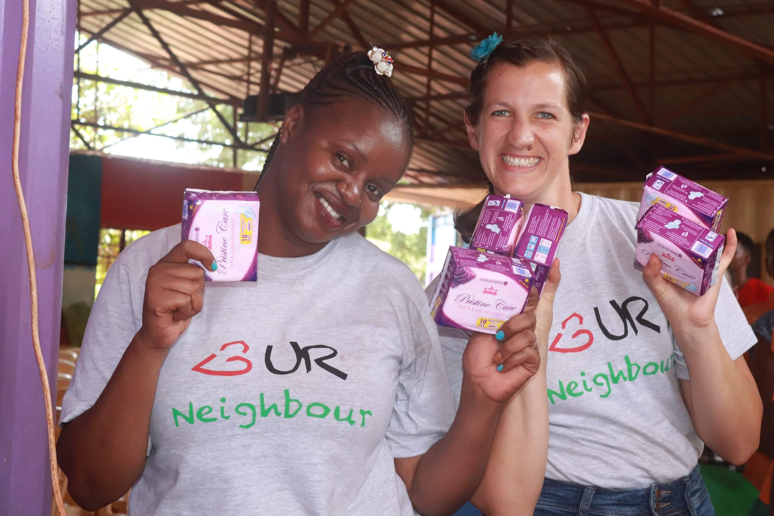 Ruth and Local Volunteer at a Girl Whisphers Term Event