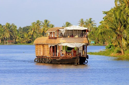 Houseboat in Kerala's backwaters