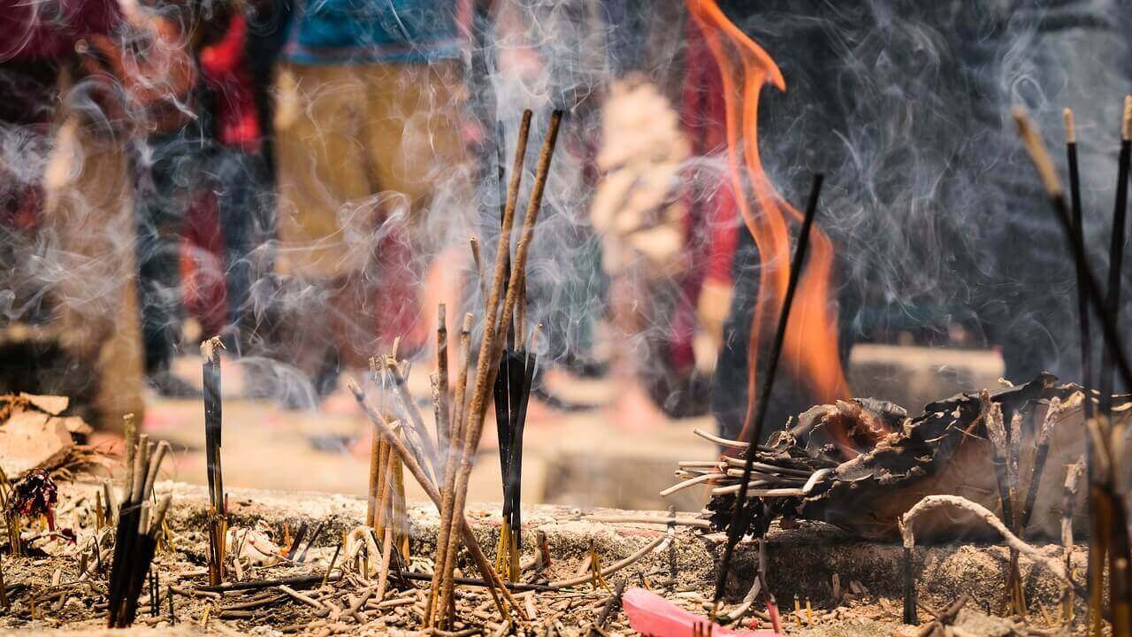 burning-joss-stick-tradition
