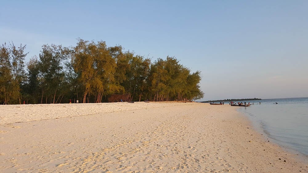 Kendwa beach in Zanzibar