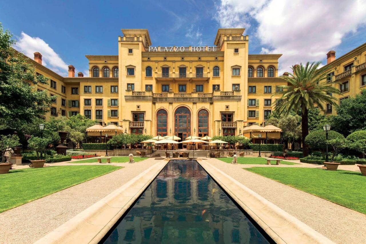 Andrea and her family stayed at the Palazzo Hotel in Montecasino