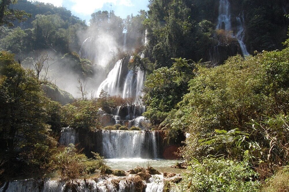 Thi Lo Su Falls waterfall in Thailand