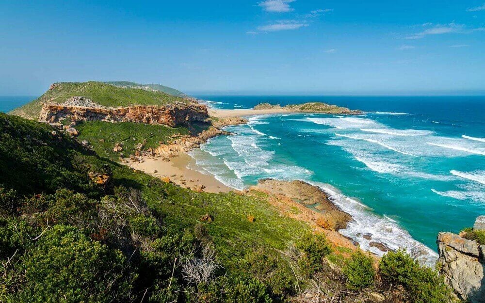 Robberg Peninsula beaches in South Africa
