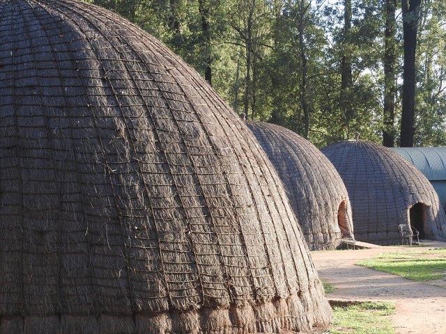 Swazi village in Swaziland