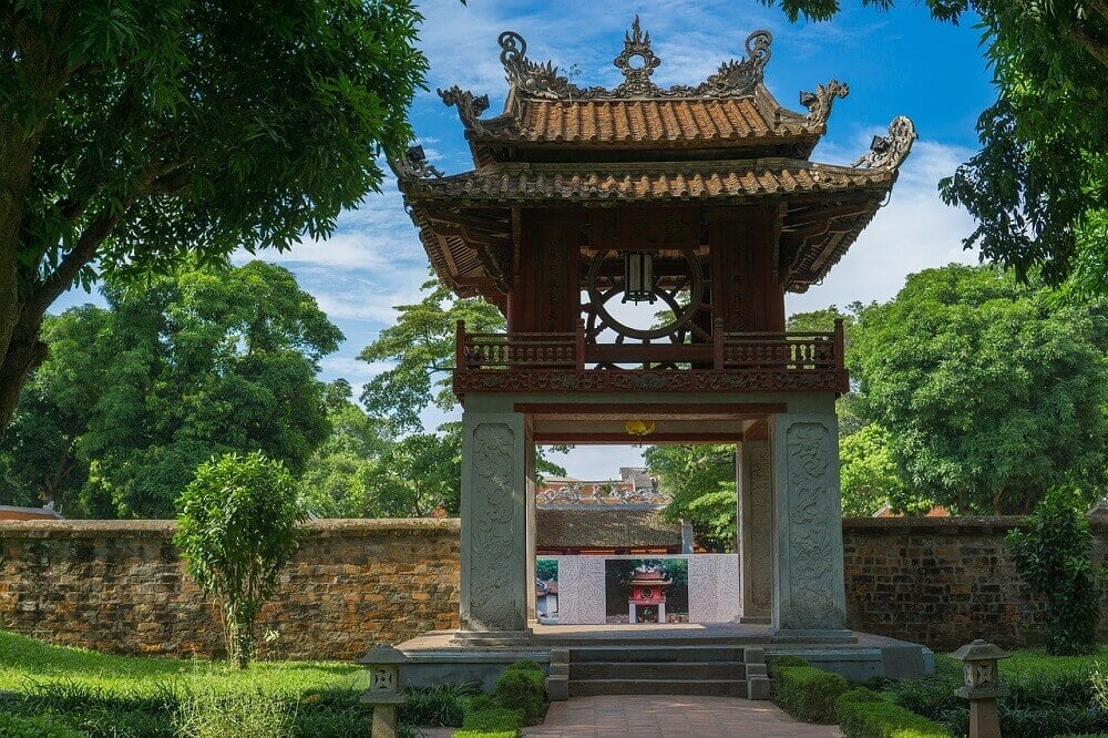 Van Mieu Temple of Literature in Hanoi Vietnam
