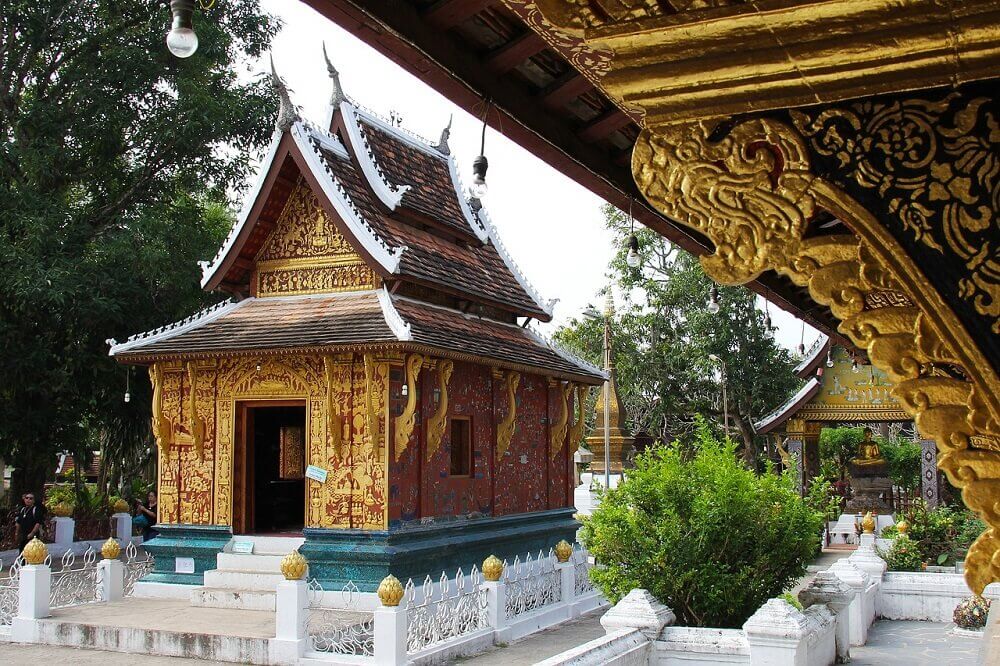 Wat Xieng Thong temple in Luang Prabang Laos